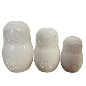 Nesting Doll Measuring Cups Fred 2009 Matryoshka 1/4 Cup 1/2 And 3/4 Cup